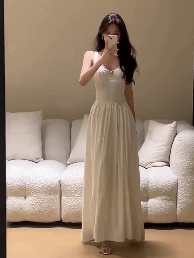 Wholesale Vintage A Line Straps White Backless Evening Dress Prom Dresses formal wear dresses